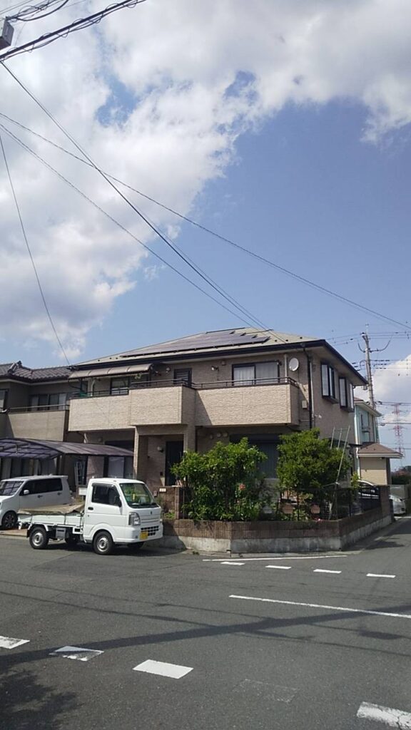 伊奈町 塗装工事足場設置前！