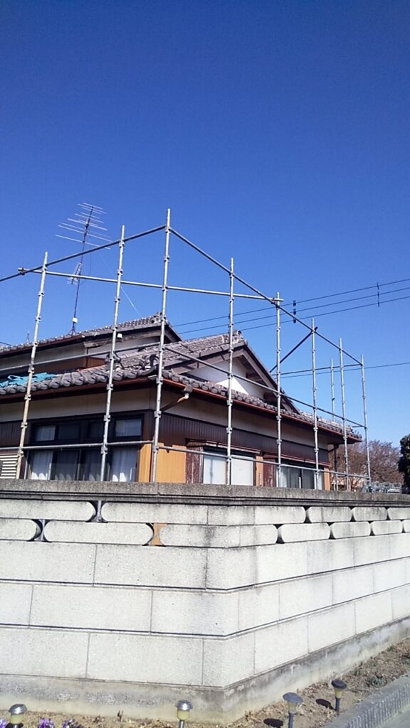 行田市 足場設置🌞